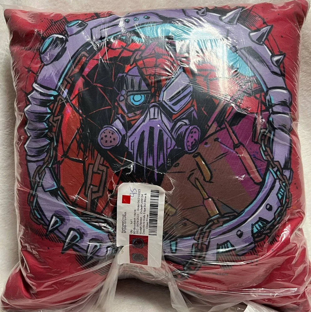 Marvel Spiderman Across The Spiderverse Cyborg Spider-Woman Pillow
